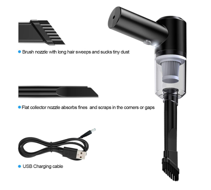 Portable 3in1 Vaccum cleaner for car and Home